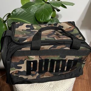 Puma duffle bag. Camo print